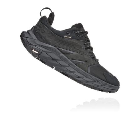 Hoka One One Anacapa Low GORE-TEX - Adidasi Alergare Dama Negrii / Negrii | RO-qfWulPn